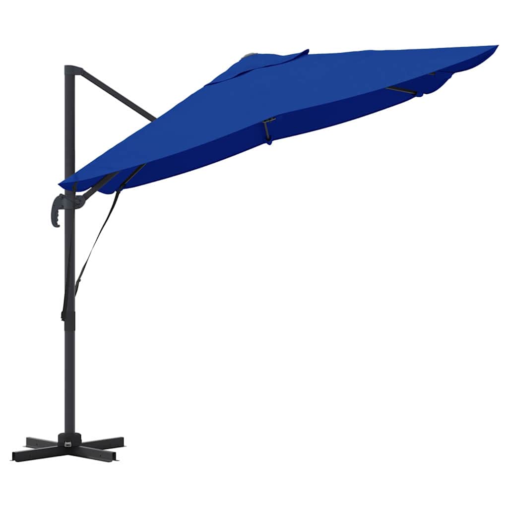 Sonnenschirm 351 x 250 x 260 cm Polyester und Aluminium