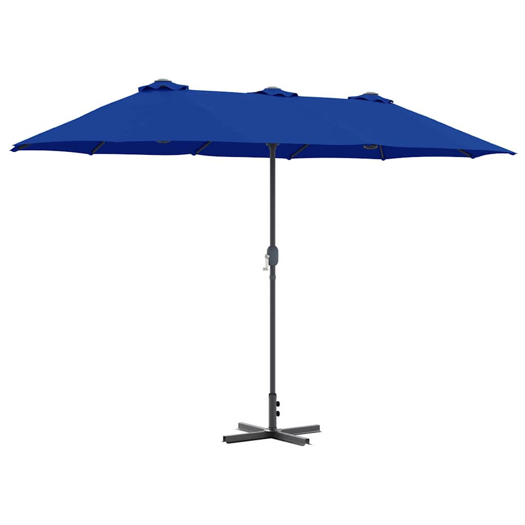 Garten-Sonnenschirm 370 x 197 x 239 cm Polyester und Aluminium