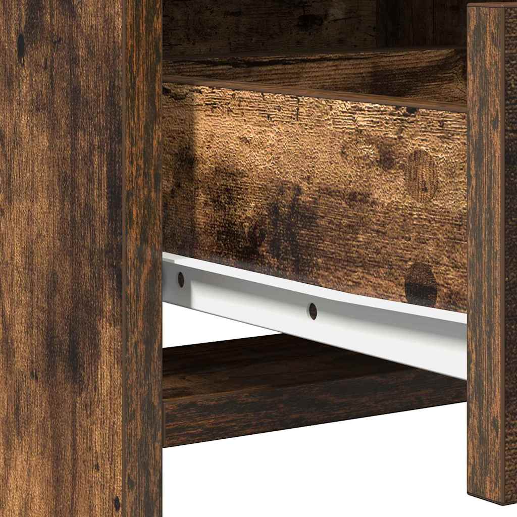 Schminktisch 2 Stk. Braun 78,5 x 41 x 135 cm Holzwerkstoff