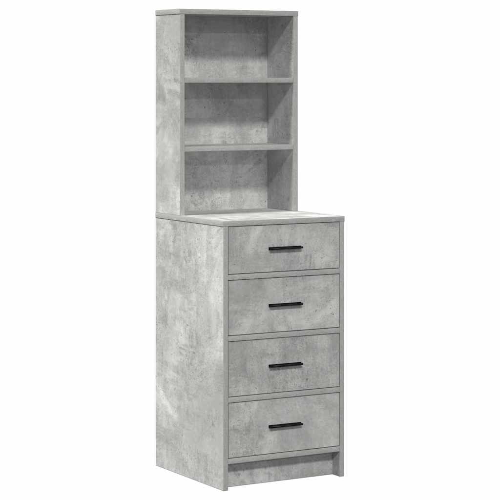 Schminktisch 2 pcs Grau 50 x 41 x 135 cm Holzwerkstoff