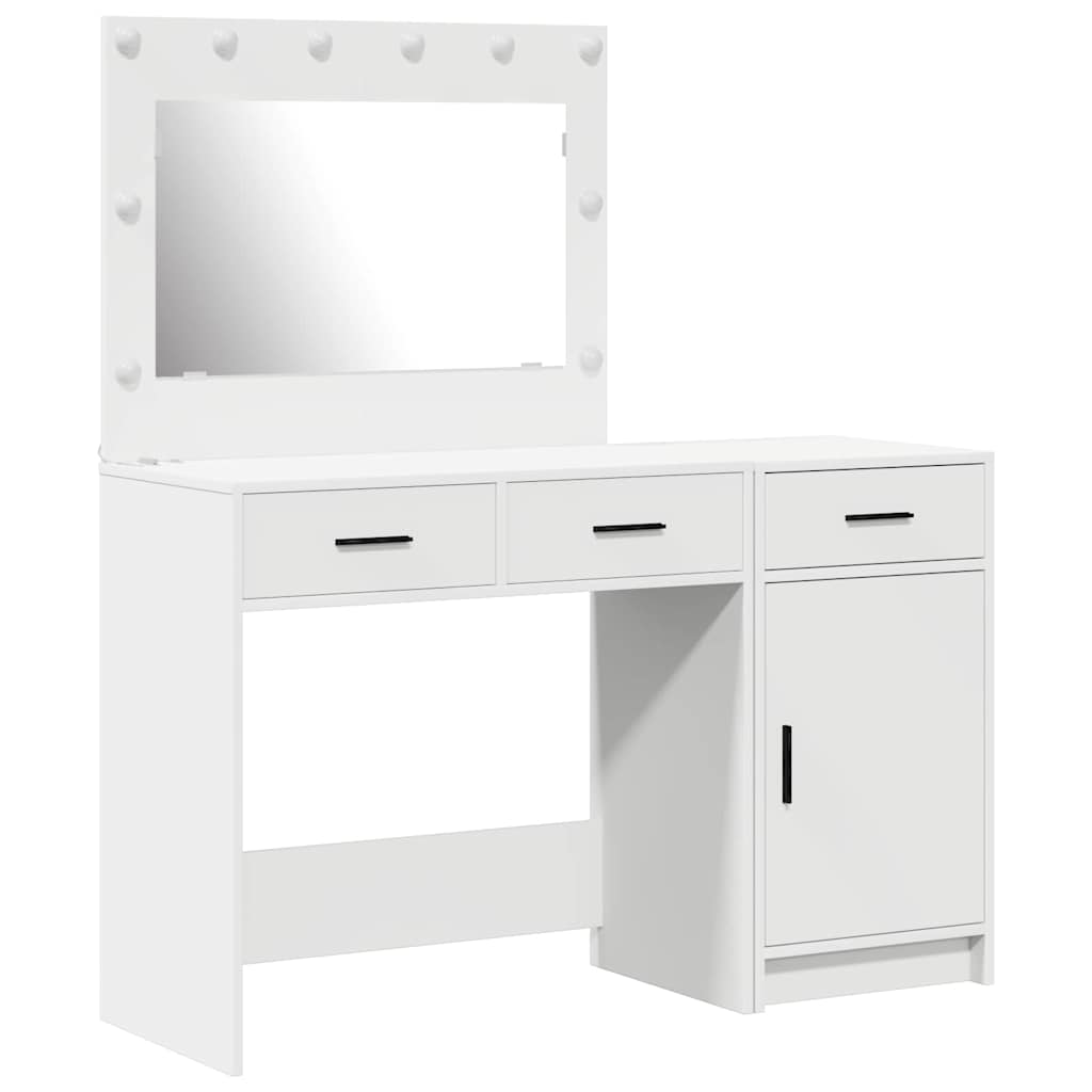 Schminktisch 2 pcs Weiß 40 x 41 x 75 cm Holzwerkstoff
