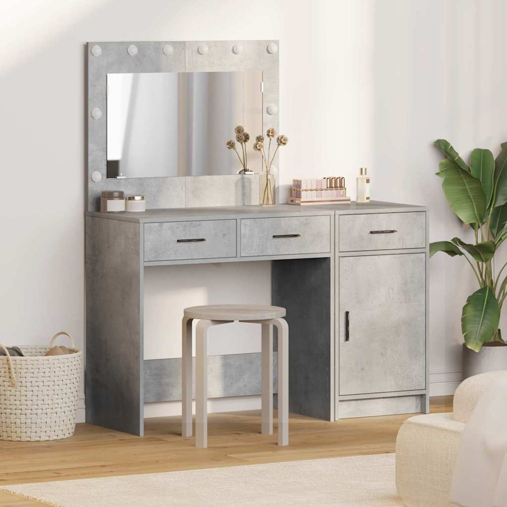 Schminktisch 2 pcs Grau 40 x 41 x 75 cm Holzwerkstoff