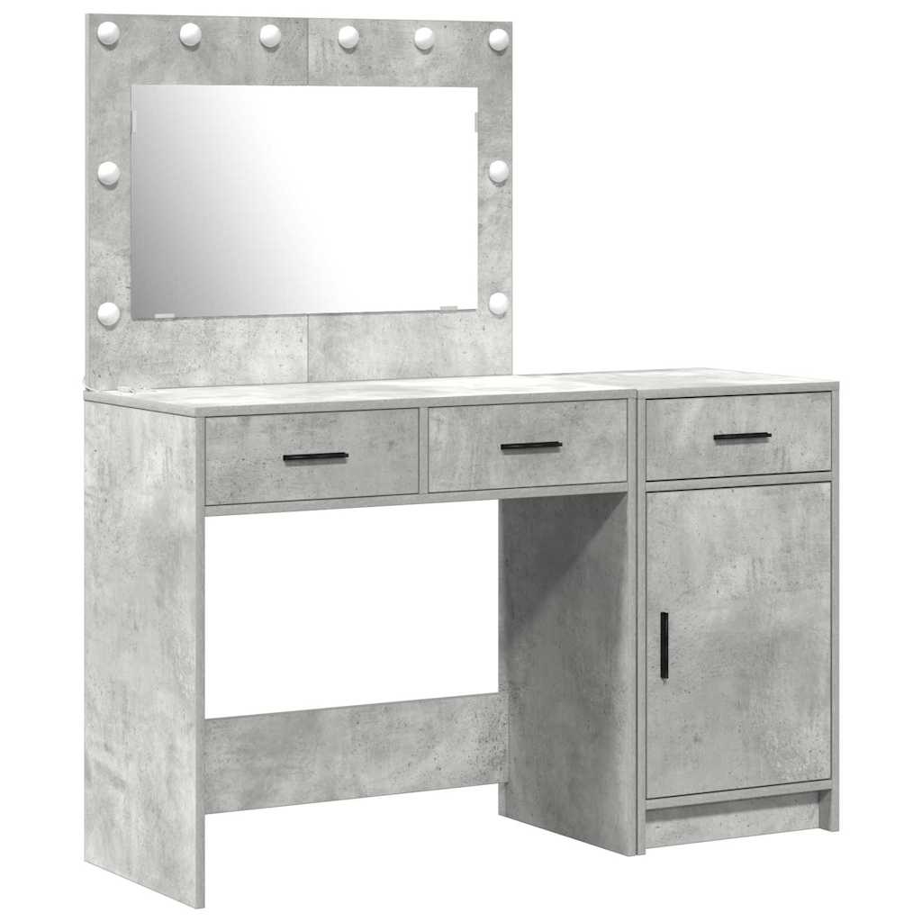 Schminktisch 2 pcs Grau 40 x 41 x 75 cm Holzwerkstoff