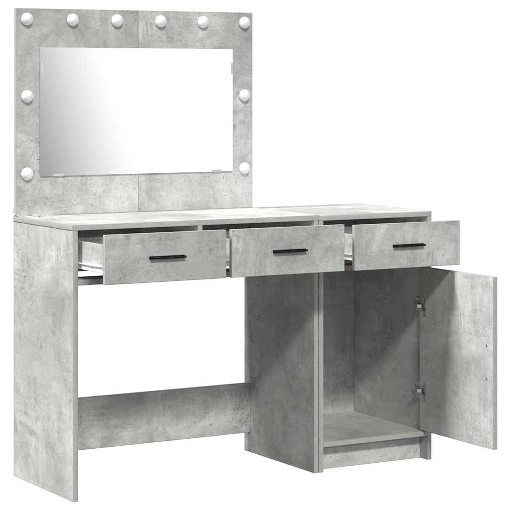 Schminktisch 2 pcs Grau 40 x 41 x 75 cm Holzwerkstoff