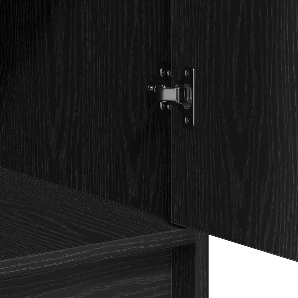 Schminktisch 3 stk. Schwarz 78,5 x 41 x 135 cm Holzwerkstoff