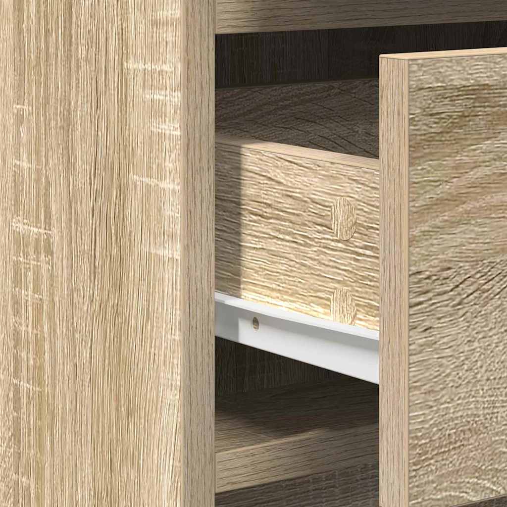 Schminktisch 3 stk. Braun 78,5 x 41 x 135 cm Holzwerkstoff