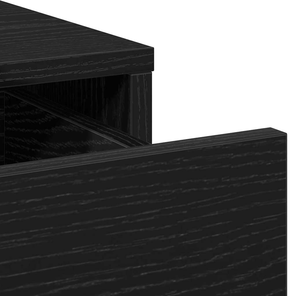 Schminktisch Schwarz 50 x 41 x 135 cm Holzwerkstoff