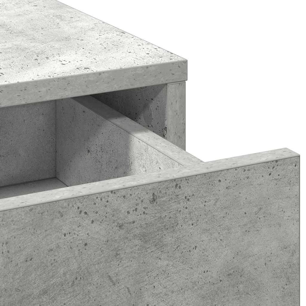 Schminktisch Grau 50 x 41 x 135 cm Holzwerkstoff