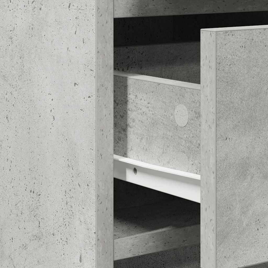 Schminktisch Grau 50 x 41 x 135 cm Holzwerkstoff