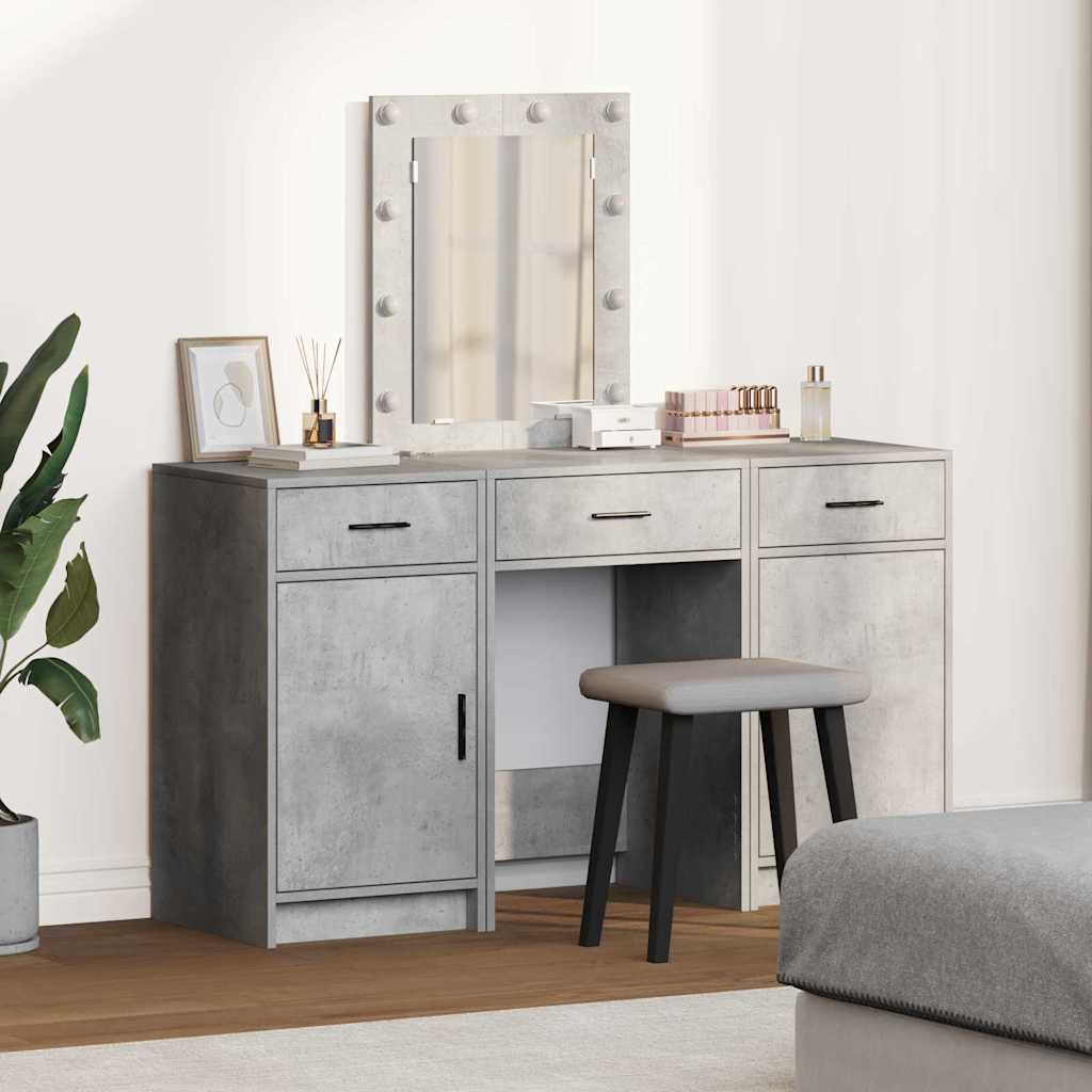 Schminktisch Grau 50 x 41 x 135 cm Holzwerkstoff