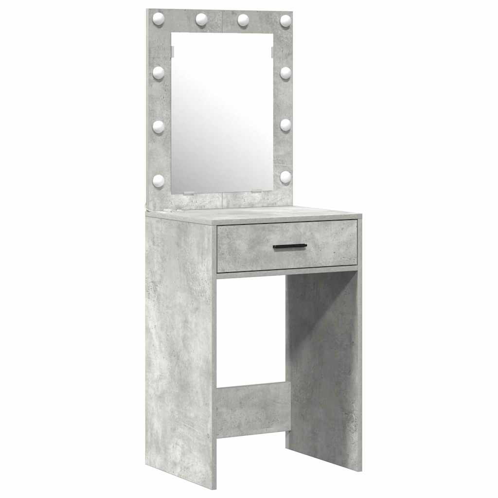 Schminktisch Grau 50 x 41 x 135 cm Holzwerkstoff