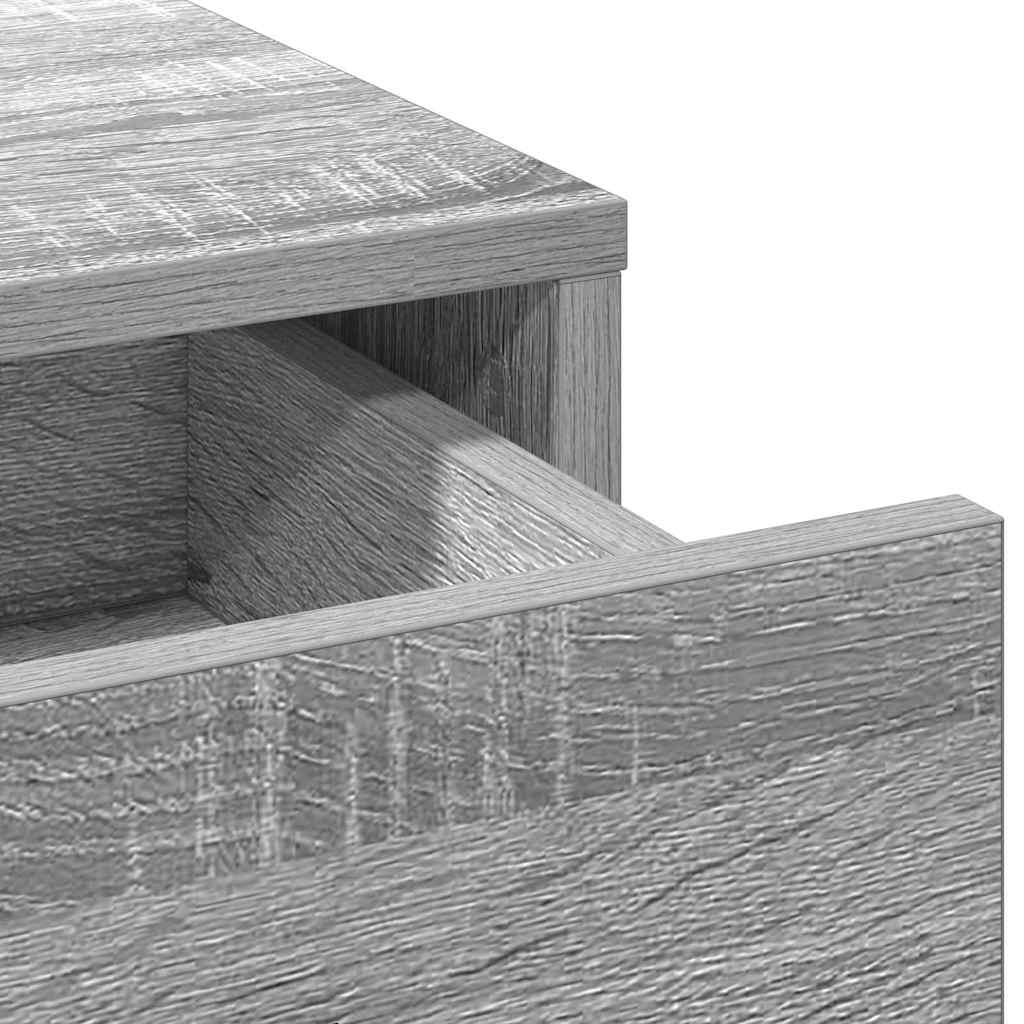 Schminktisch Grau 50 x 41 x 135 cm Holzwerkstoff