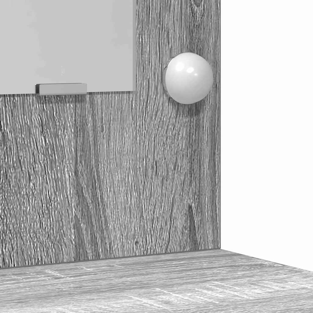 Schminktisch Grau 50 x 41 x 135 cm Holzwerkstoff