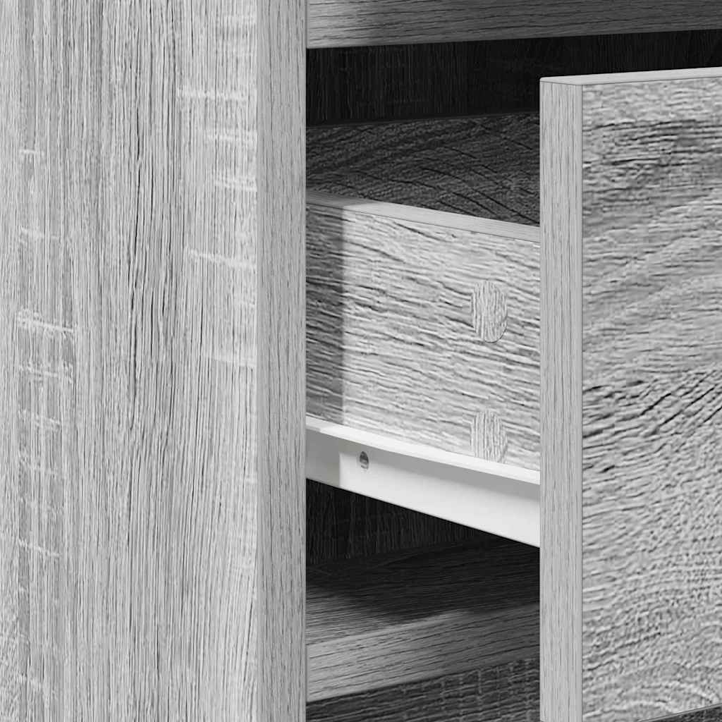 Schminktisch Grau 50 x 41 x 135 cm Holzwerkstoff