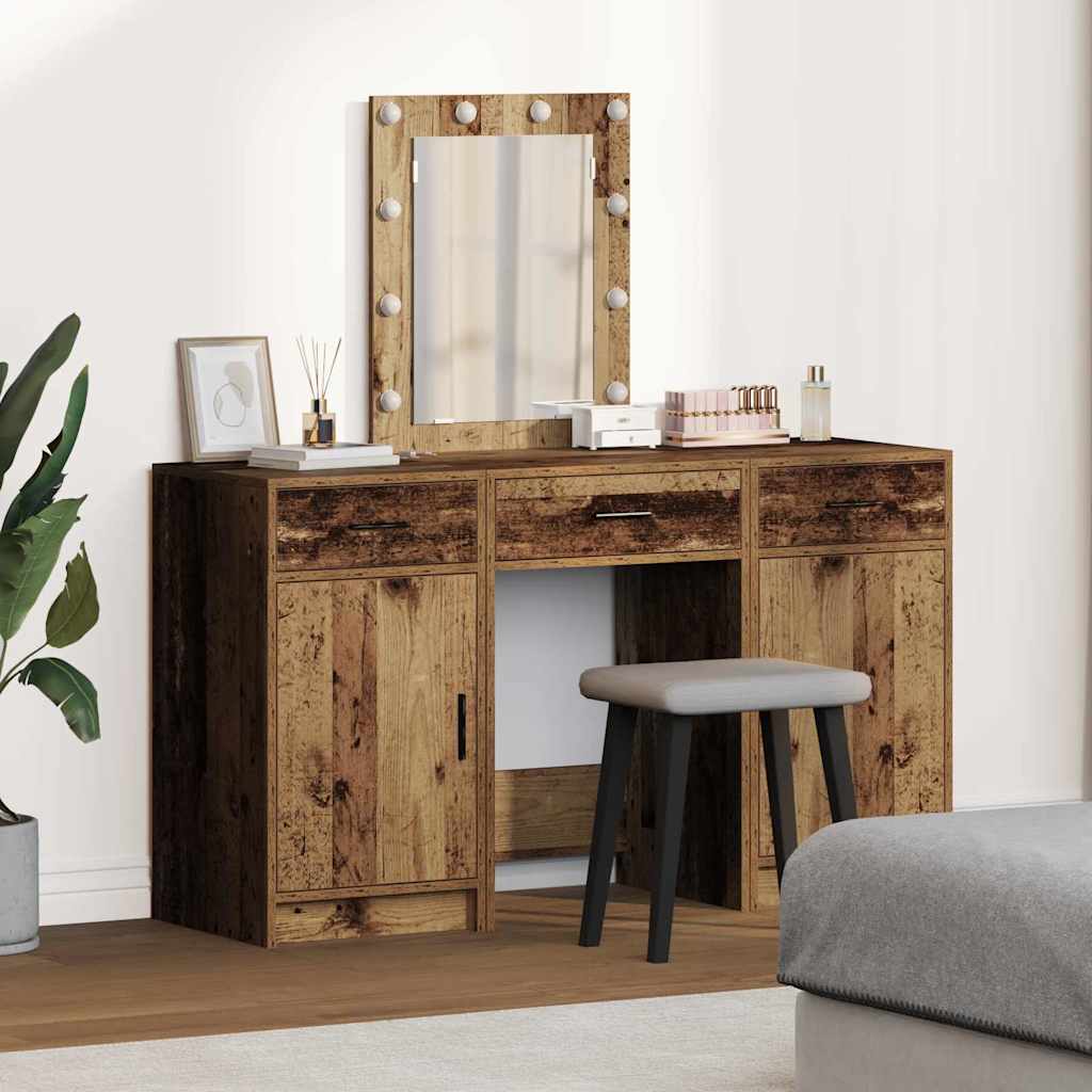 Schminktisch Braun 50 x 41 x 135 cm Holzwerkstoff