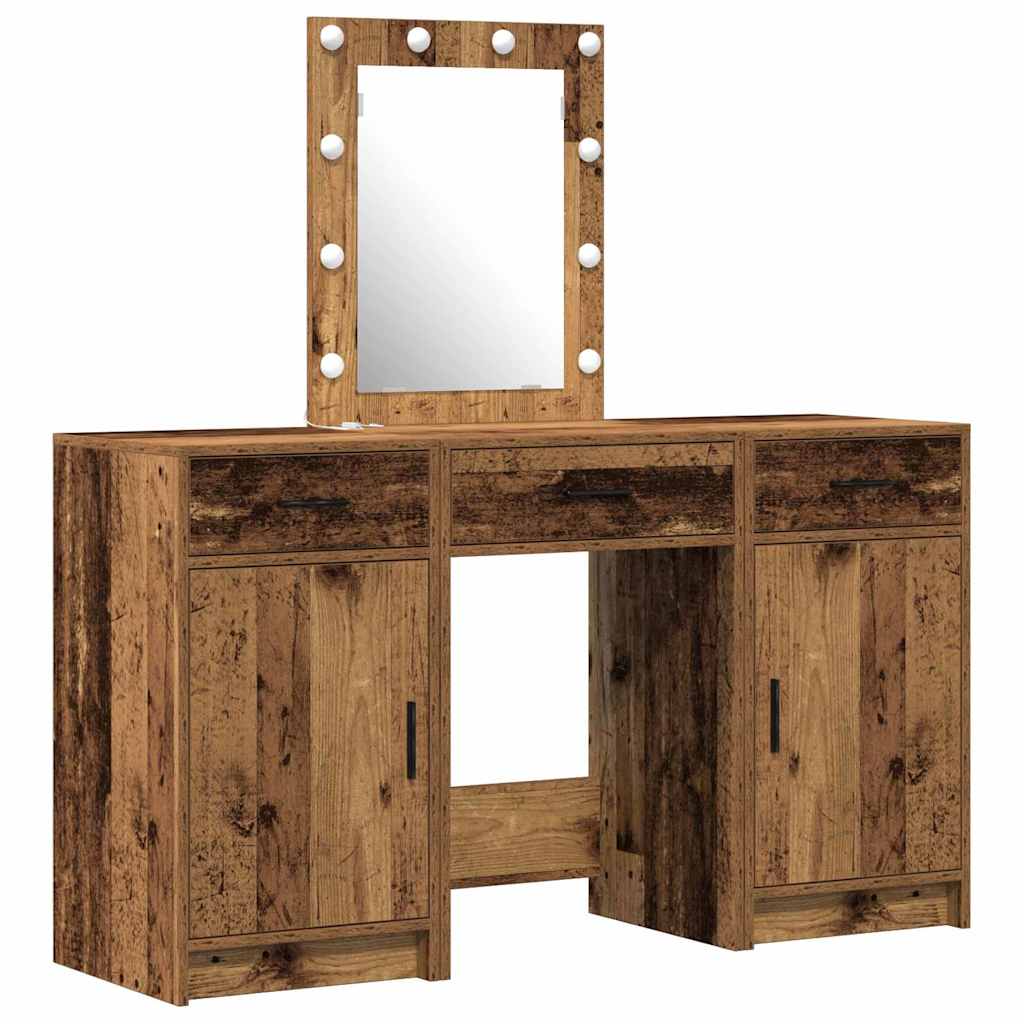 Schminktisch Braun 50 x 41 x 135 cm Holzwerkstoff
