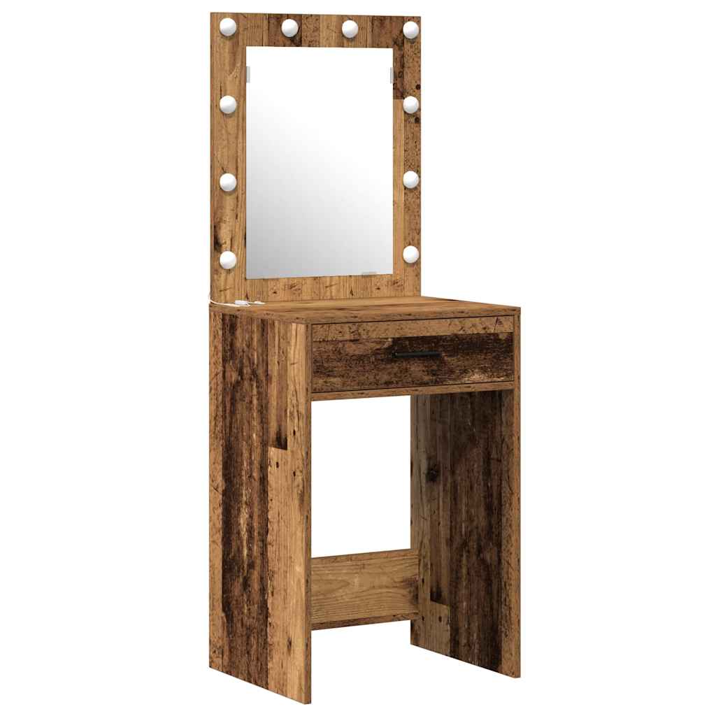Schminktisch Braun 50 x 41 x 135 cm Holzwerkstoff