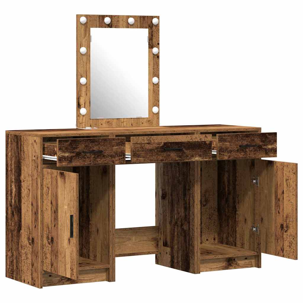 Schminktisch Braun 50 x 41 x 135 cm Holzwerkstoff