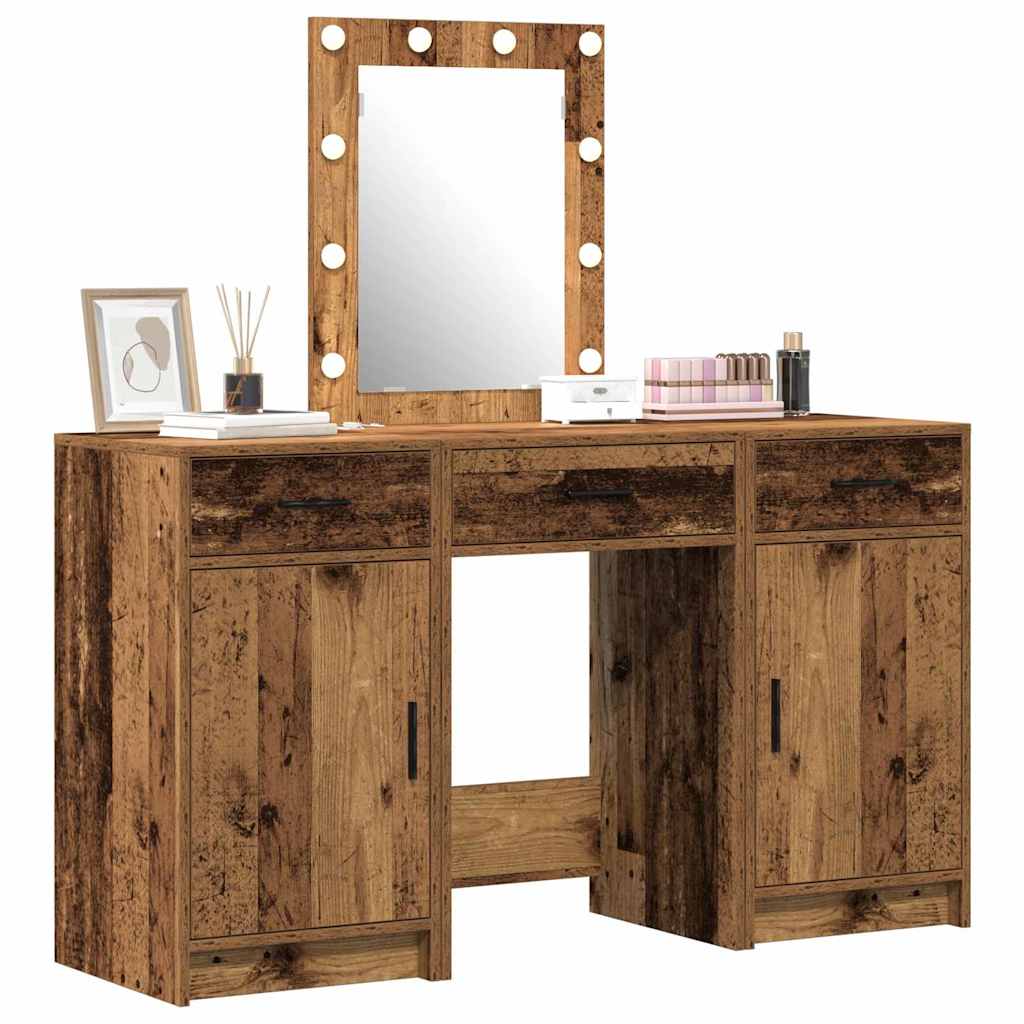 Schminktisch Braun 50 x 41 x 135 cm Holzwerkstoff