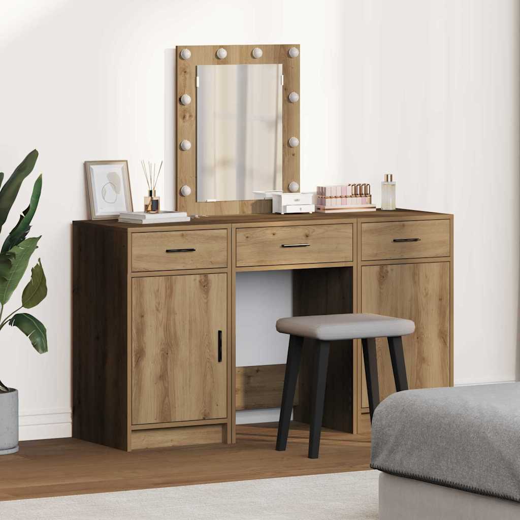 Schminktisch Braun 50 x 41 x 135 cm Holzwerkstoff