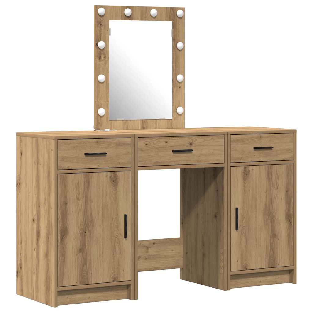 Schminktisch Braun 50 x 41 x 135 cm Holzwerkstoff