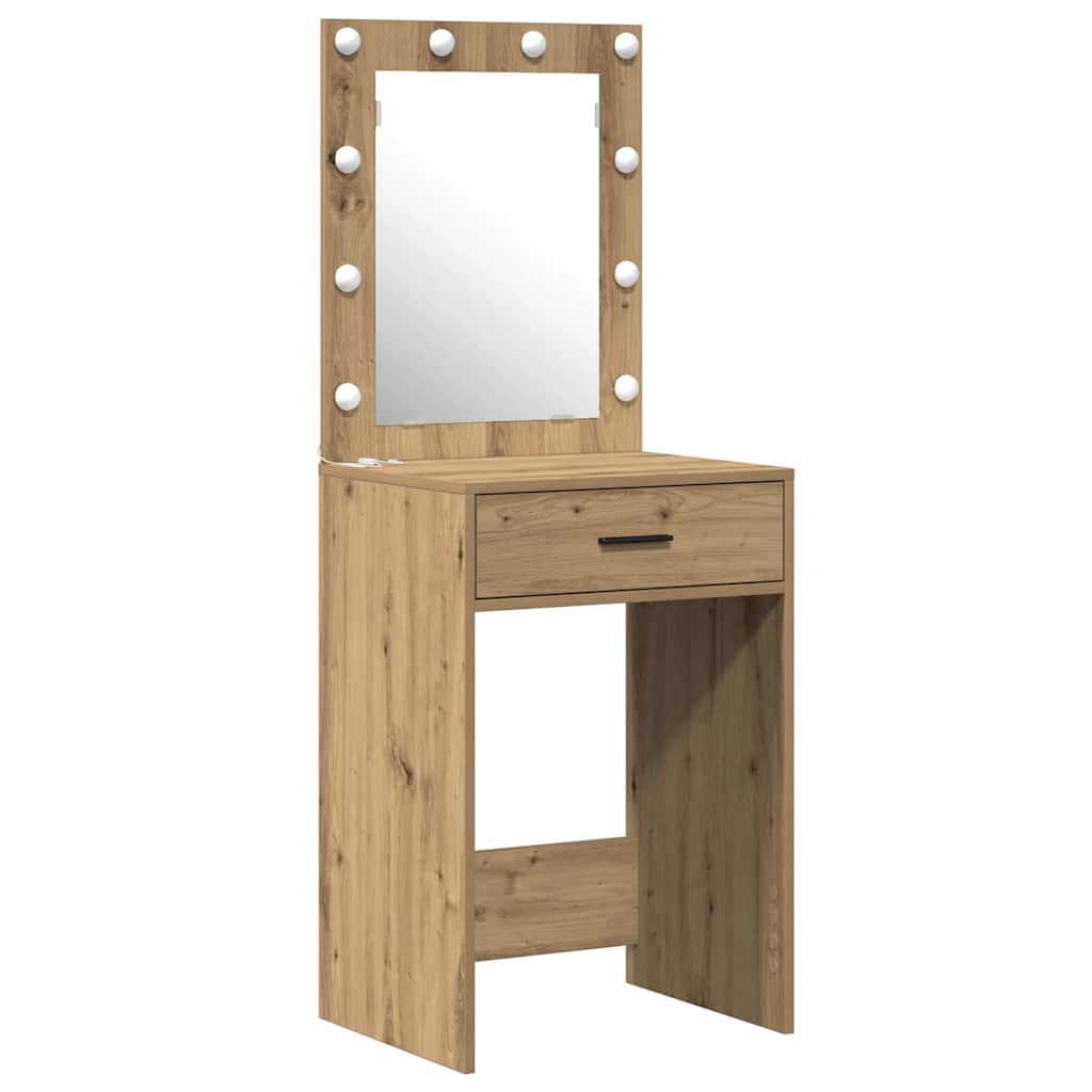 Schminktisch Braun 50 x 41 x 135 cm Holzwerkstoff