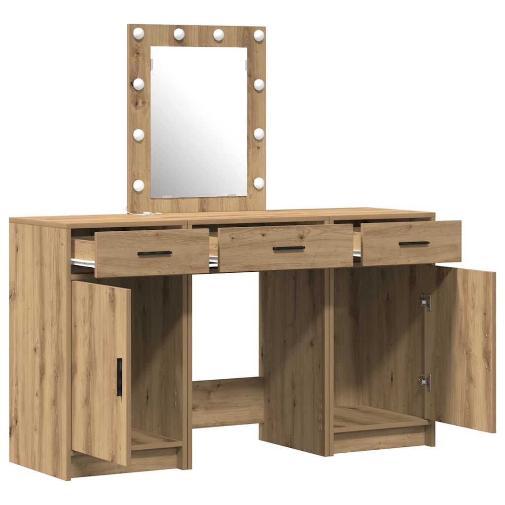 Schminktisch Braun 50 x 41 x 135 cm Holzwerkstoff