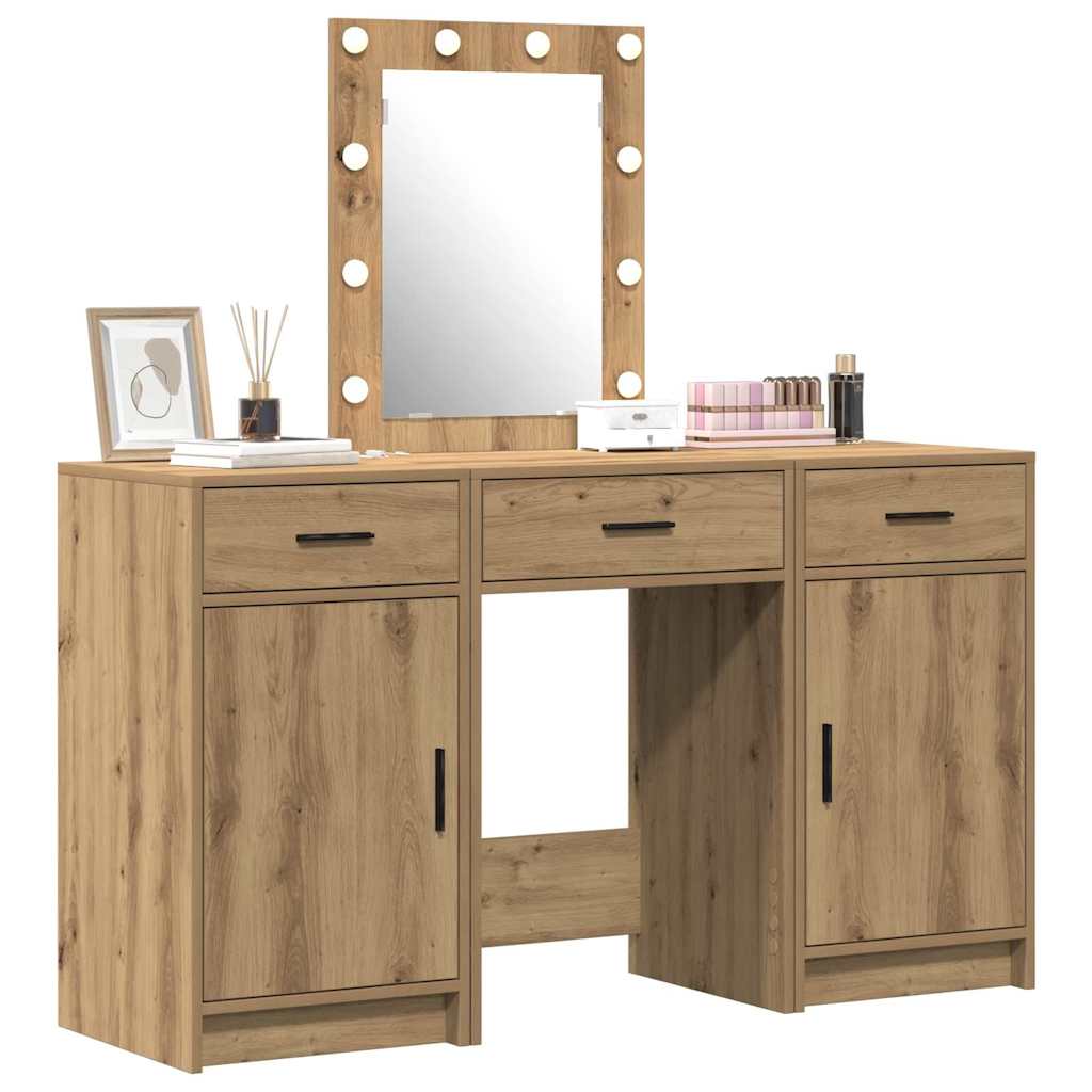 Schminktisch Braun 50 x 41 x 135 cm Holzwerkstoff