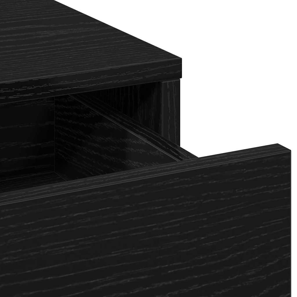 Schminktisch 2 stk. Schwarz 78,5 x 41 x 135 cm Holzwerkstoff