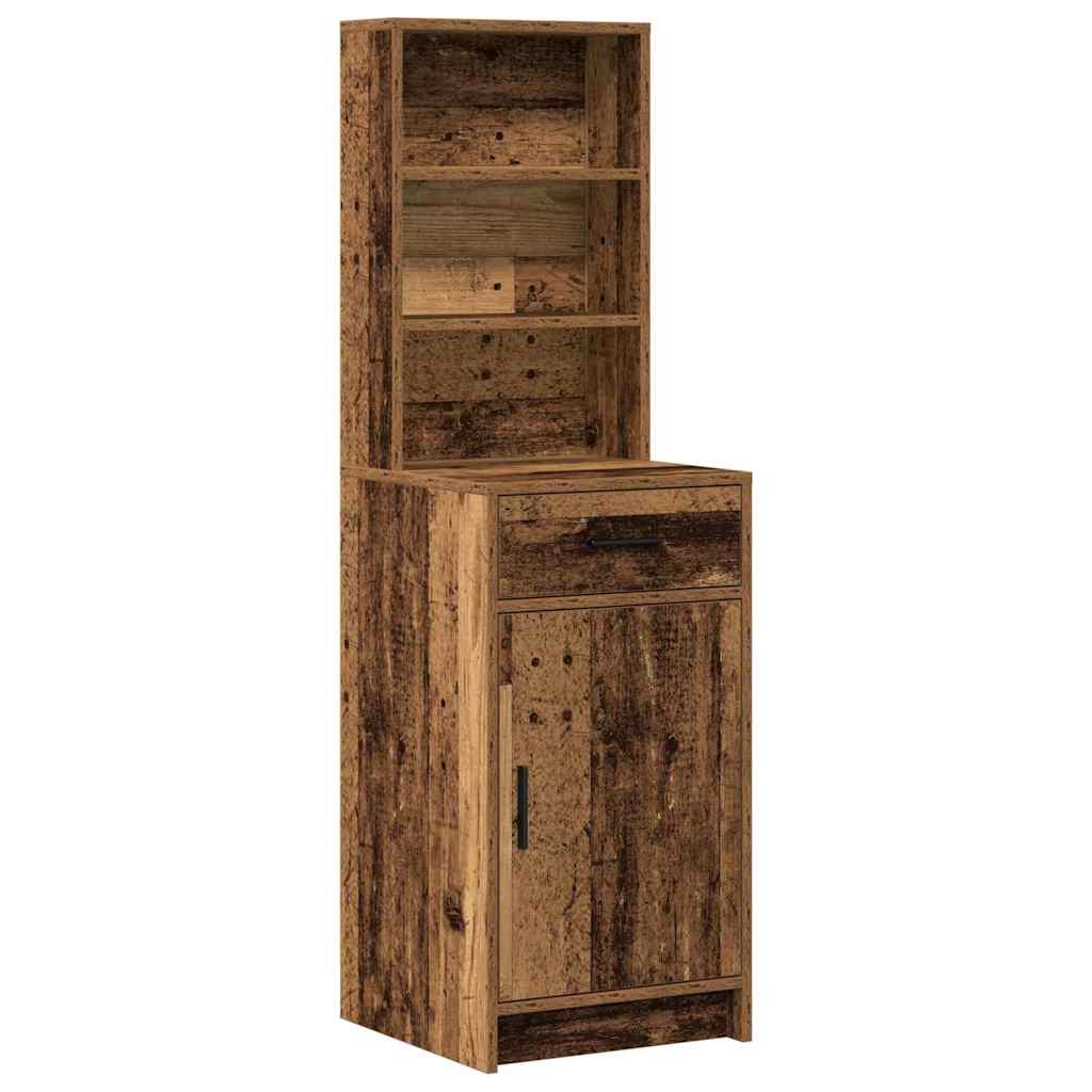Schminktisch mit Spiegelbeleuchtung 2 pcs Braun Holzwerkstoff