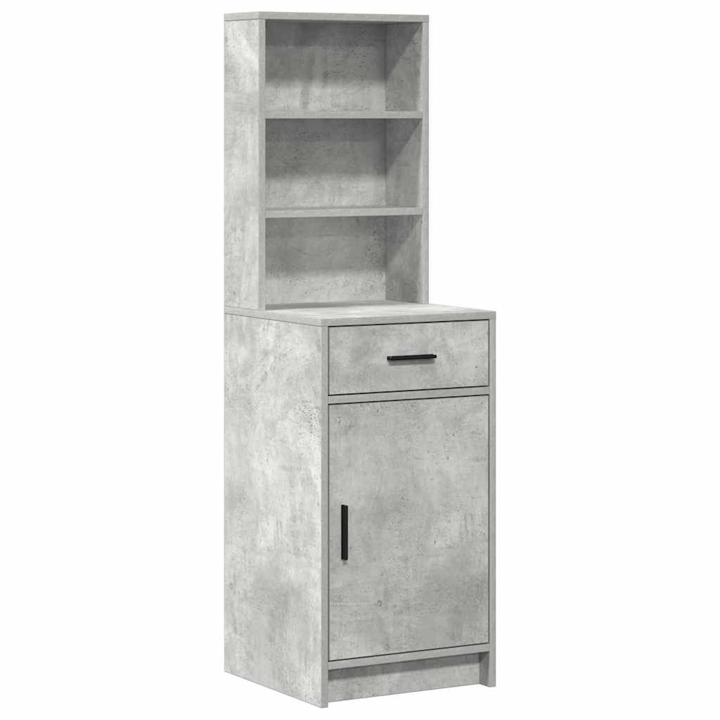 Schminktisch Set 2 stk. Beton Grau Holzwerkstoff