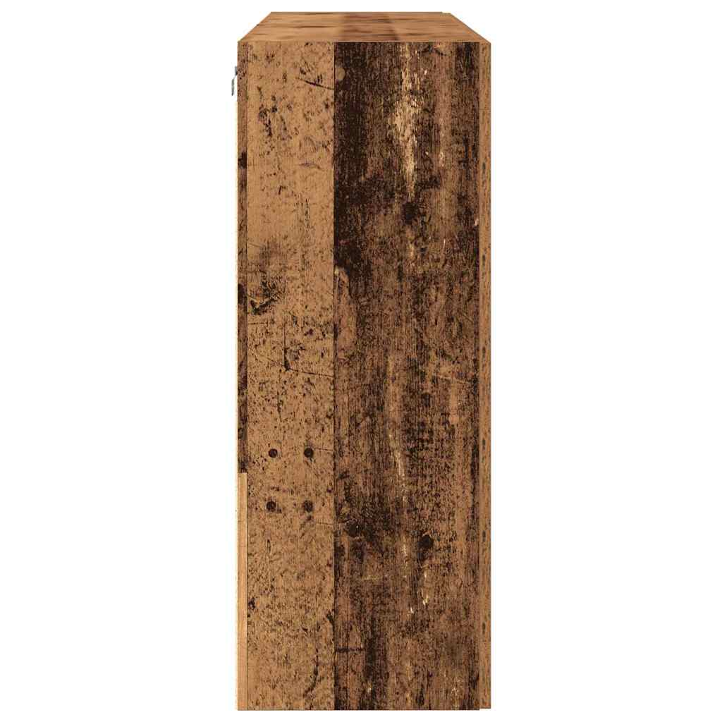 Wandschränke 2 stk. Altholz 69,5 x 34 x 90 cm Holzwerkstoff