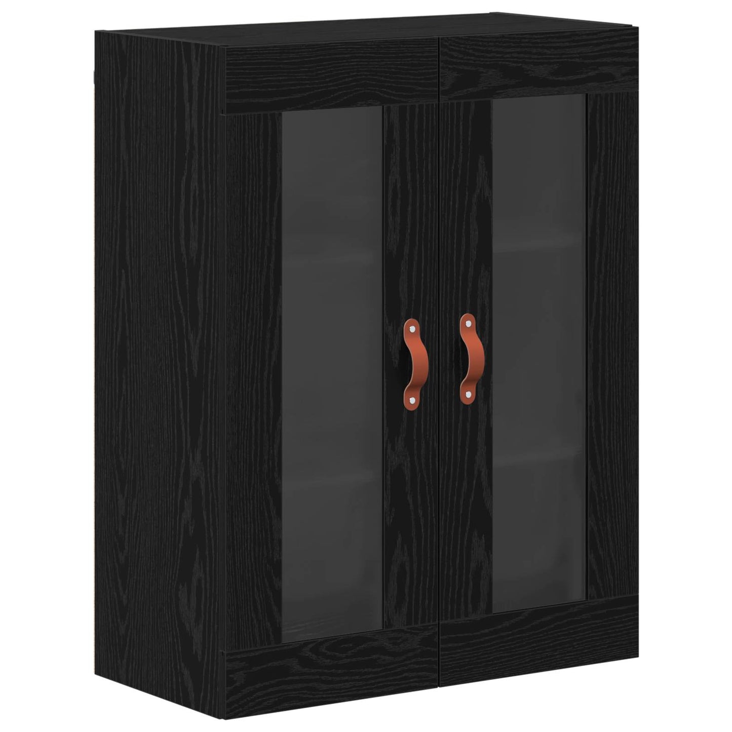 Wandschränke 2 stk. Schwarz Eichen-Optik 69,5 x 34 x 90 cm