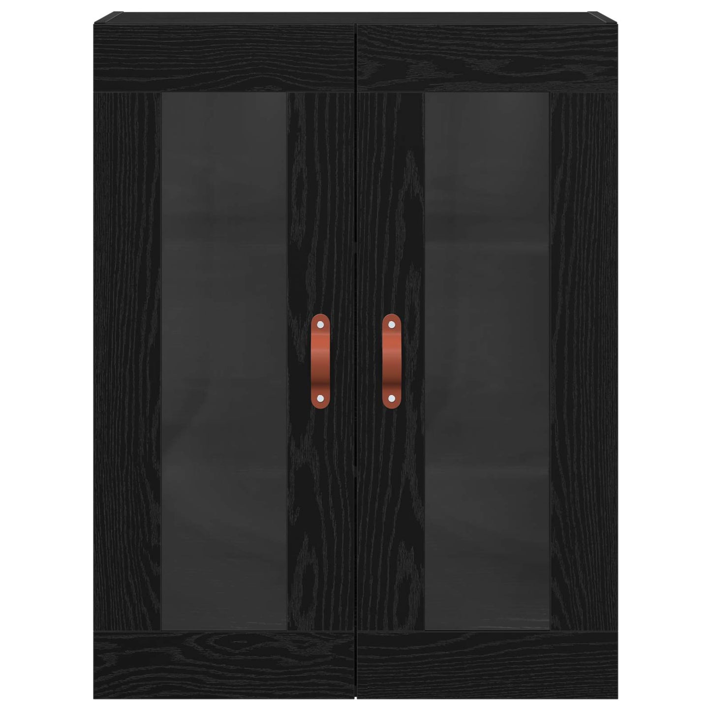 Wandschränke 2 stk. Schwarz Eichen-Optik 69,5 x 34 x 90 cm