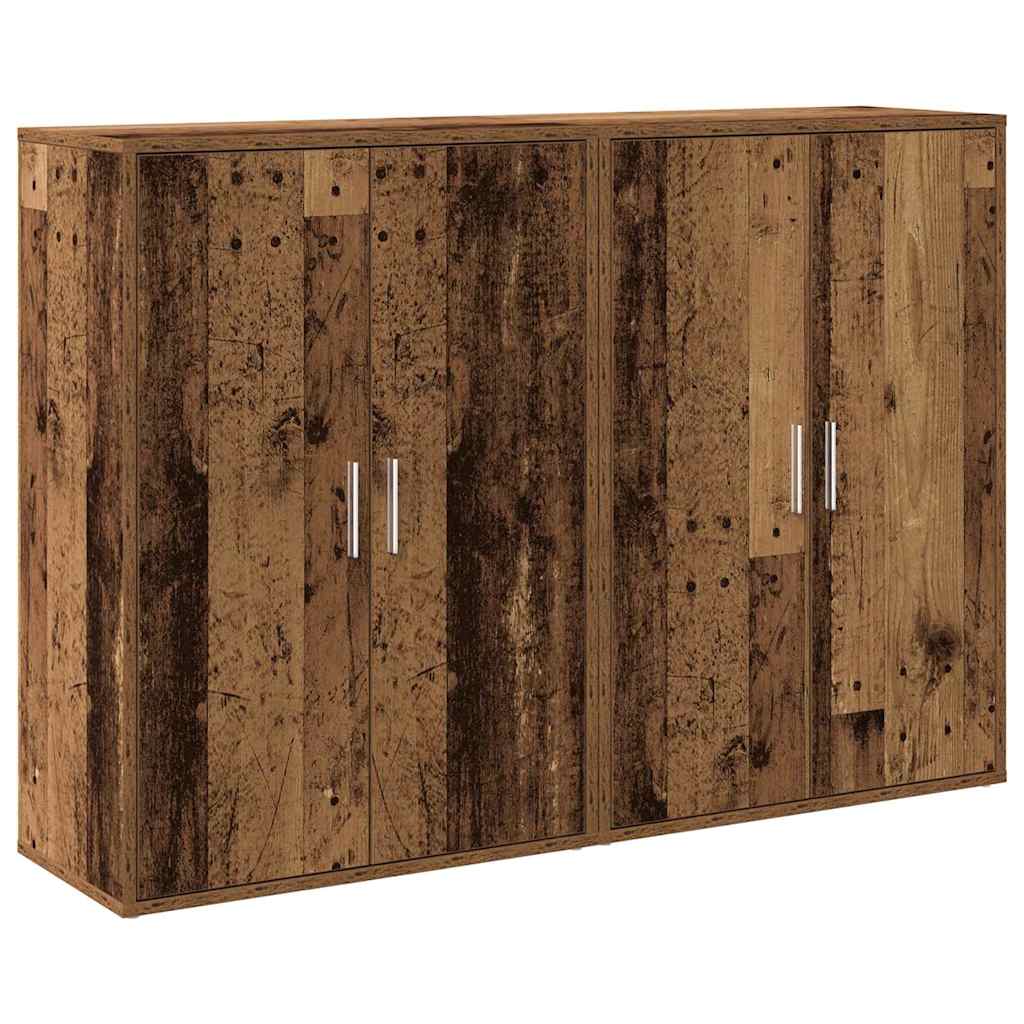 Sideboard 2 stk. Altholz 60 x 31 x 84 cm Holzwerkstoff
