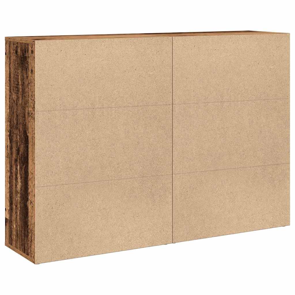 Sideboard 2 stk. Altholz 60 x 31 x 84 cm Holzwerkstoff
