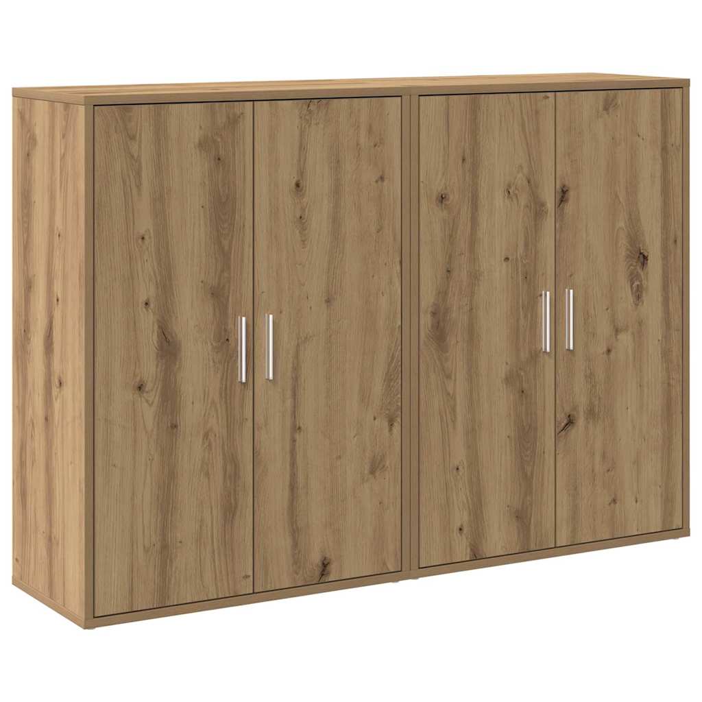 Sideboard 2 stk. Artisan-Eiche 60 x 31 x 84 cm Holzwerkstoff