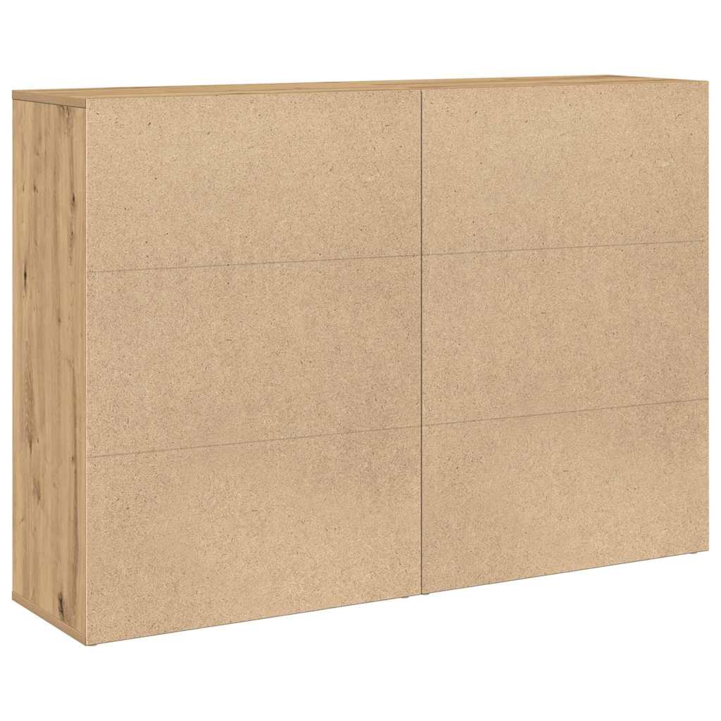 Sideboard 2 stk. Artisan-Eiche 60 x 31 x 84 cm Holzwerkstoff
