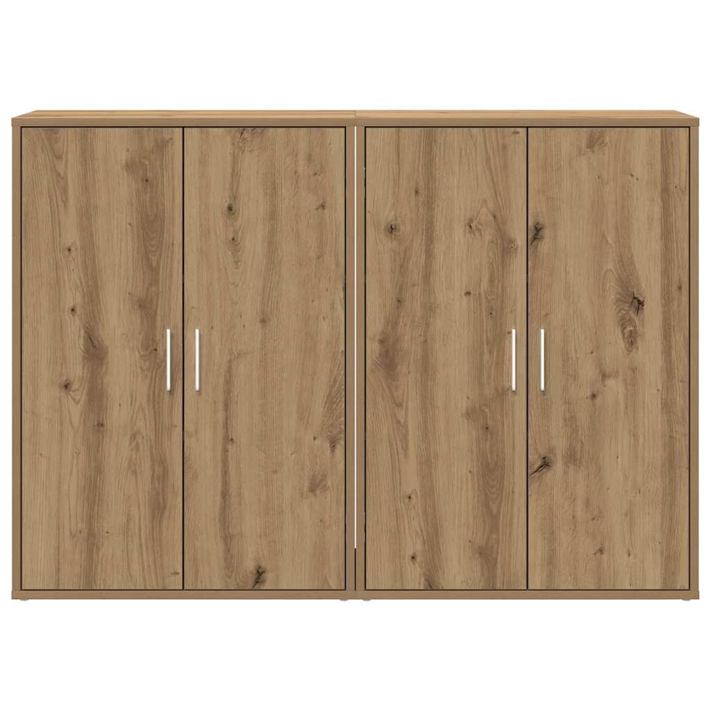 Sideboard 2 stk. Artisan-Eiche 60 x 31 x 84 cm Holzwerkstoff