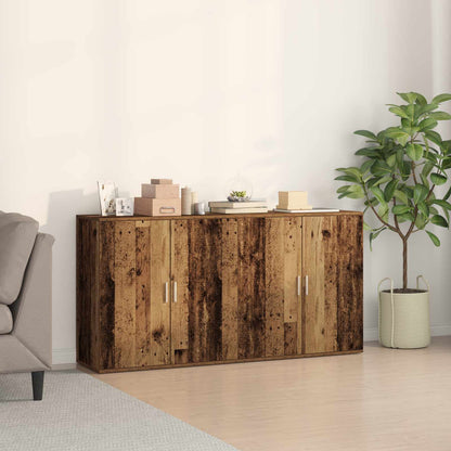 Sideboard 2 stk. Altholz 79 x 38 x 80 cm Holzwerkstoff