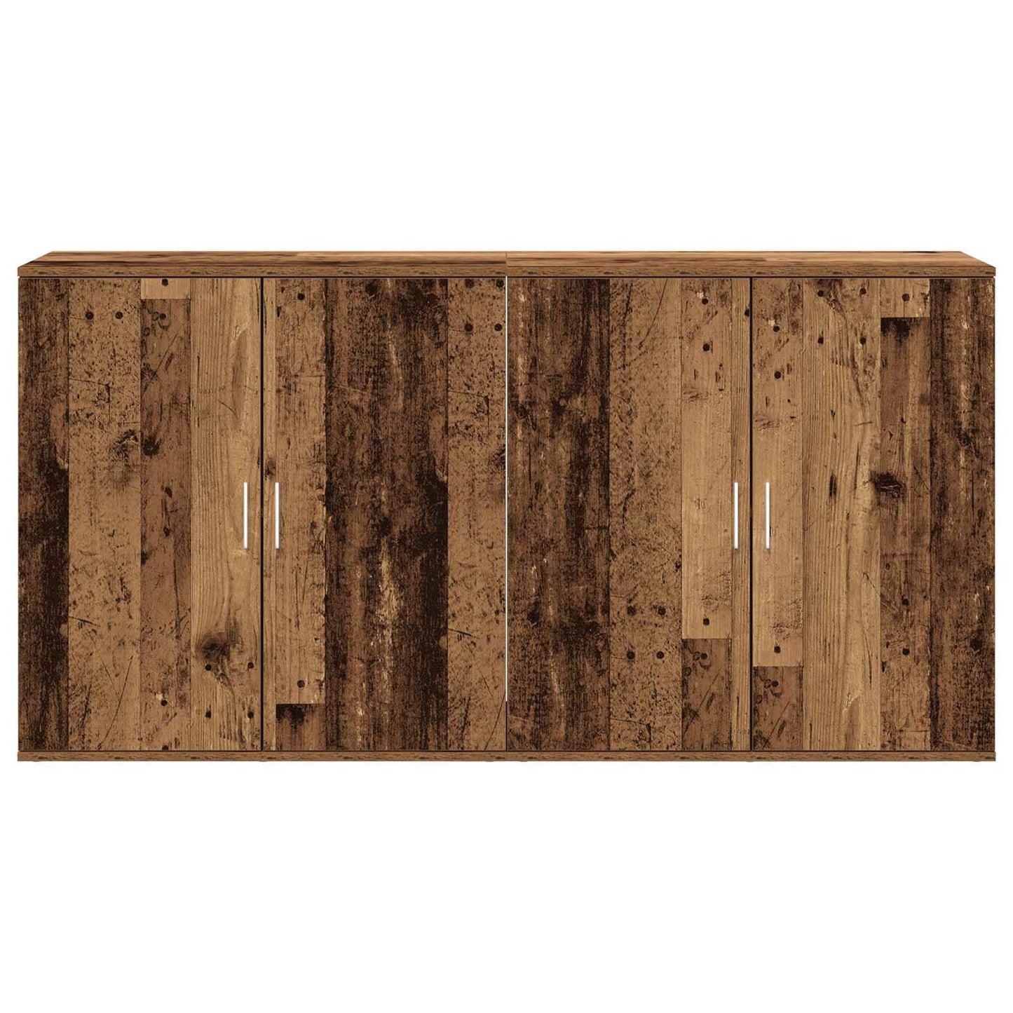 Sideboard 2 pcs Altholz 79 x 38 x 80 cm Holzwerkstoff