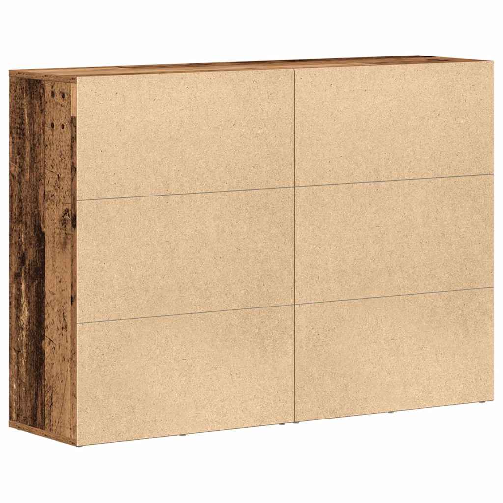 Sideboard 2 stk. Altholz 60 x 31 x 84 cm Holzwerkstoff