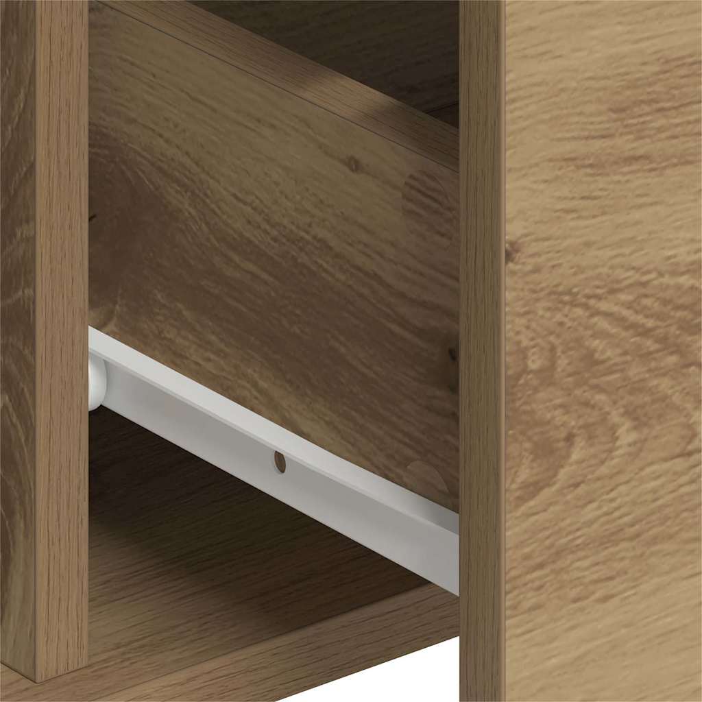 Sideboard 2 pcs Artisan-Eiche 60 x 31 x 84 cm Holzwerkstoff