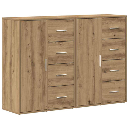 Sideboard 2 stk. Artisan-Eiche 60 x 31 x 84 cm Holzwerkstoff