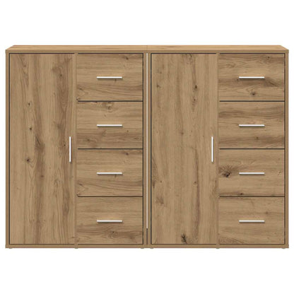 Sideboard 2 stk. Artisan-Eiche 60 x 31 x 84 cm Holzwerkstoff