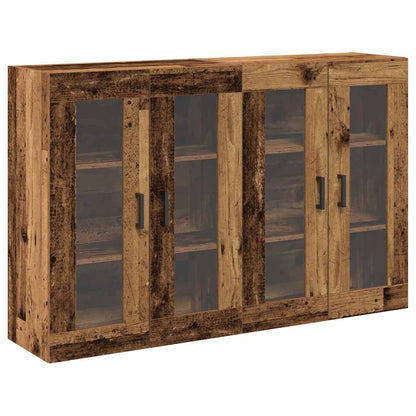 Wandschränke 2 stk. Altholz 69,5 x 34 x 90 cm Holzwerkstoff