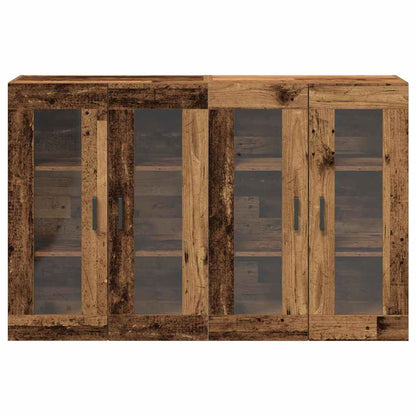 Wandschränke 2 stk. Altholz 69,5 x 34 x 90 cm Holzwerkstoff
