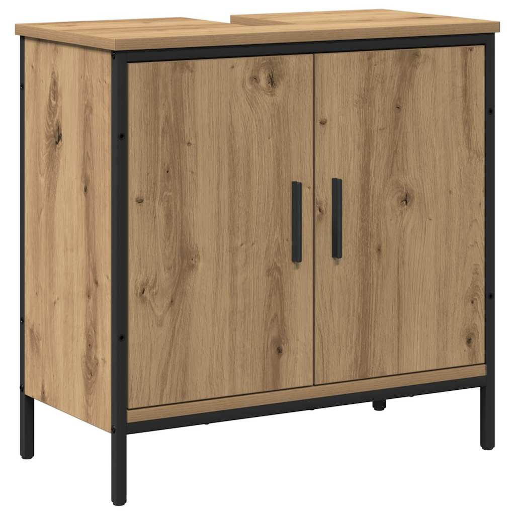 Badezimmermöbel-Set 2 stk. Braun 60 x 30 x 60 cm Holzwerkstoff