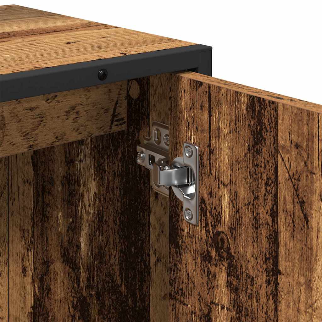 Badezimmermöbel-Set 2 stk. Braun 60 x 33 x 60 cm Holzwerkstoff