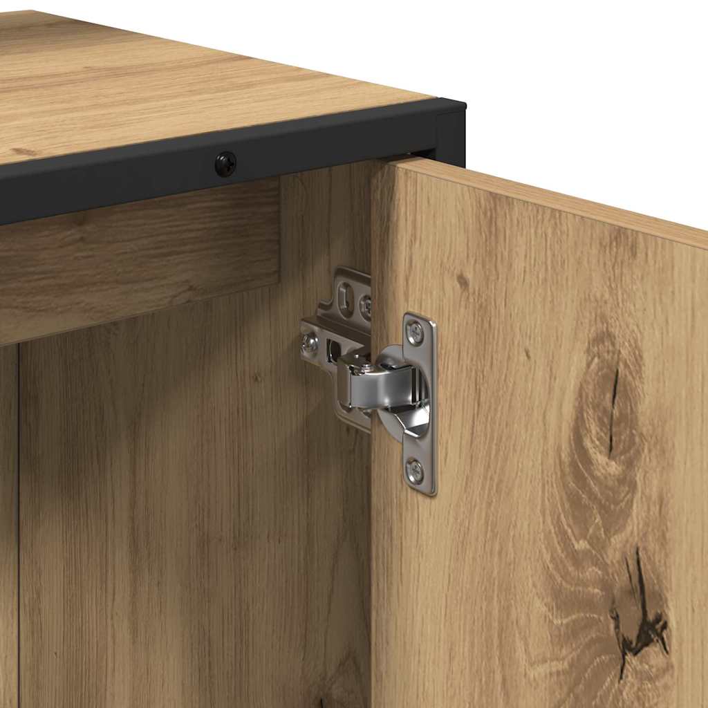 Badezimmermöbel-Set 2 stk. Braun 60 x 33 x 60 cm Holzwerkstoff